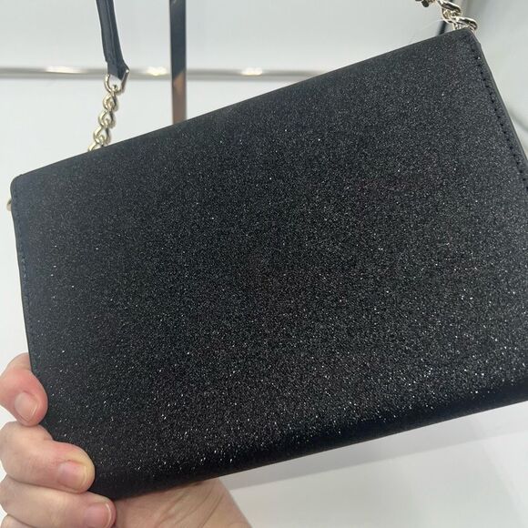 Kate Spade Flap Glitter Fabric Crossbody NEW! - Picture 5 of 10